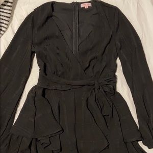 Pink Lily Romper - Small